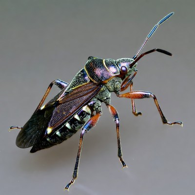 Close-up of a colorful bug