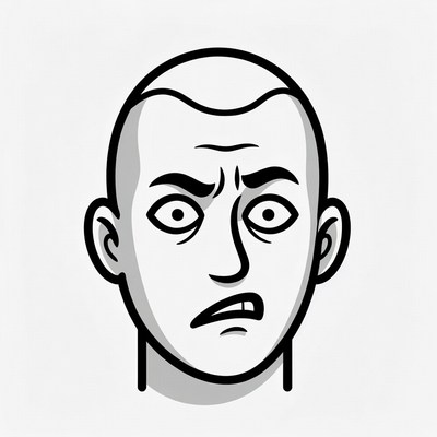 Person shows confused expression