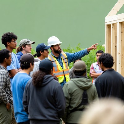 Group learns building skills in workshop