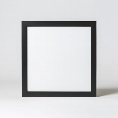 Simple black frame on white background
