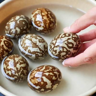 Decorating eggs for celebration