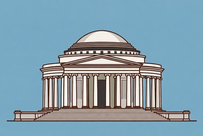Building with dome and columns