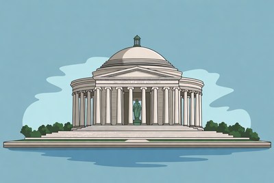 Jefferson memorial in washington dc