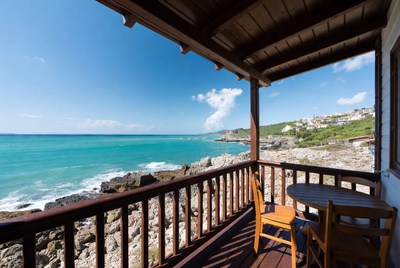 View from a coastal balcony near the sea