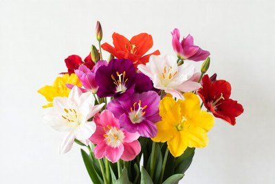 Colorful flower bouquet with various blooms