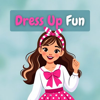 Dress up activity with girl character