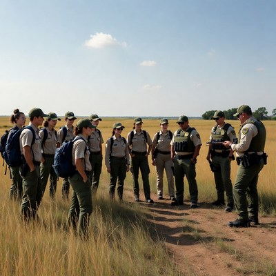 Group meets for wildlife training session