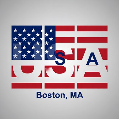 Usa flag design in boston