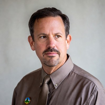 Park ranger portrait in uniform