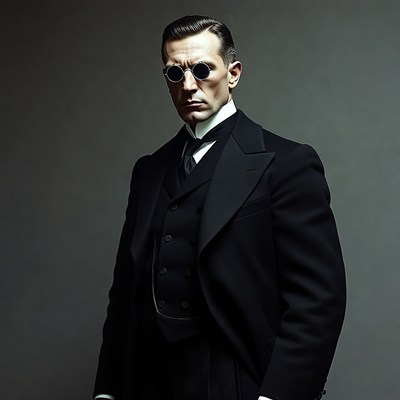 Man in suit with sunglasses
