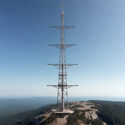 Tower on a mountain top
