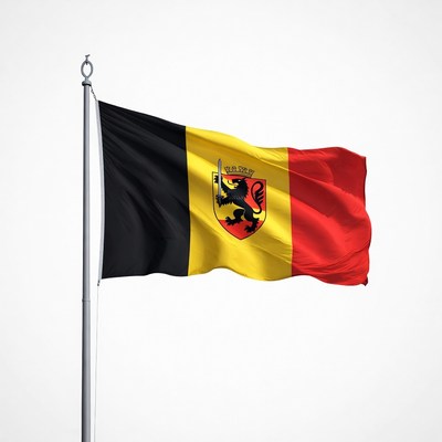 Flag waving in the wind