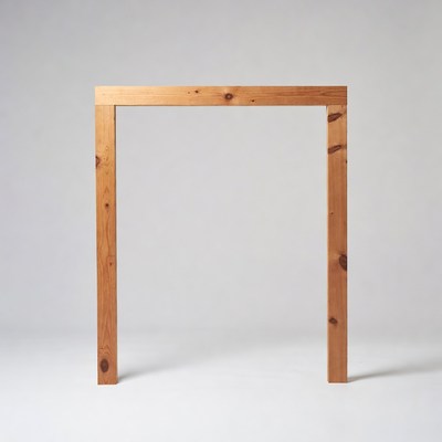 Wooden frame in simple design