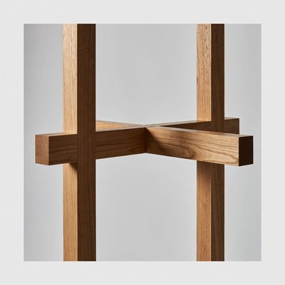 Wooden structure in simple design