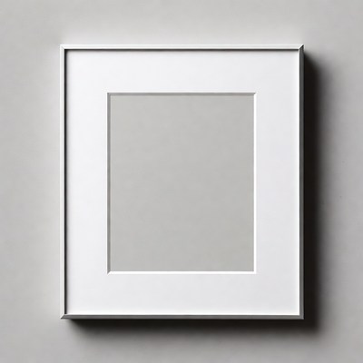 Empty frame on a wall