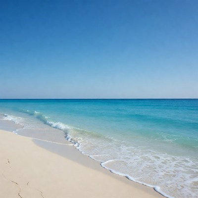 Bright day at the beach