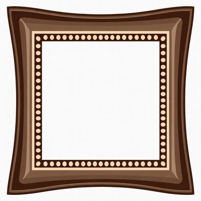 Decorative frame with empty space