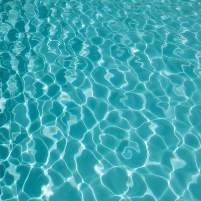 Water patterns in a swimming pool