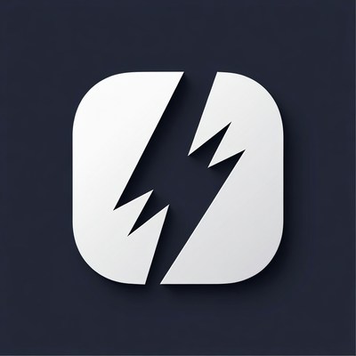 Symbol of electrical energy in design