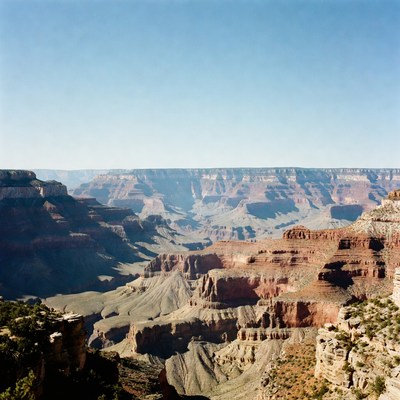 Grand canyon landscape at midday