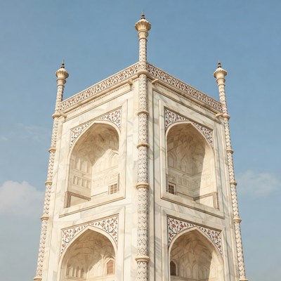 Tower at historic site in india