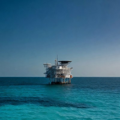 Floating structure in calm waters
