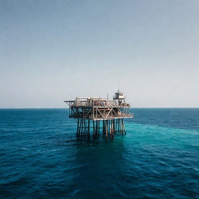 Ocean structure in clear water