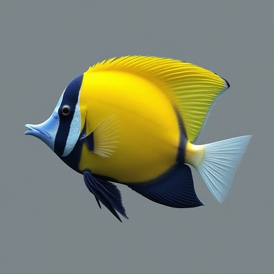 Colorful fish swimming in the ocean