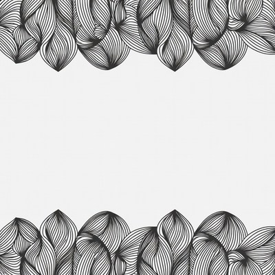 Leaf pattern design with lines