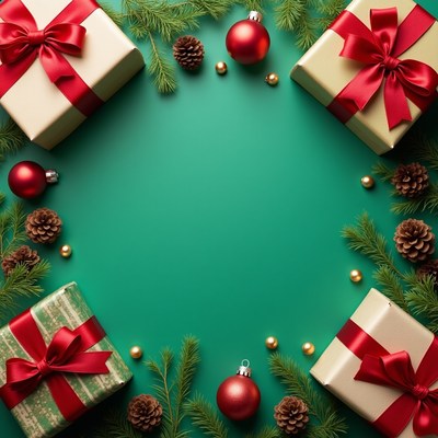 Gifts and decorations for celebration