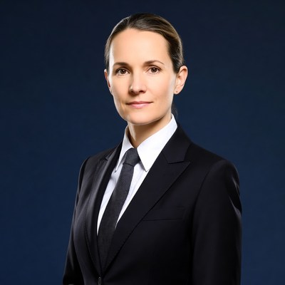 Professional woman in dark suit