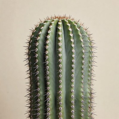 Cactus growing in indoor space