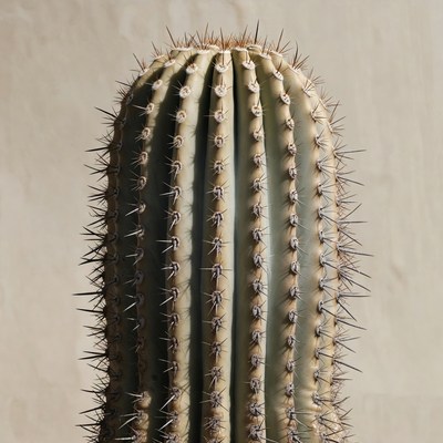 Saguaro cactus in natural light