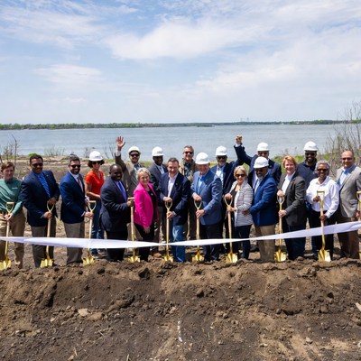 Group gathers for groundbreaking event
