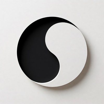 Symbol of balance in design