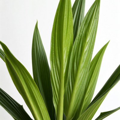 Green plant close up in bright light