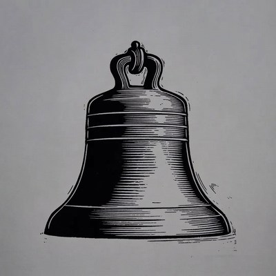 Hanging bell with detailed design
