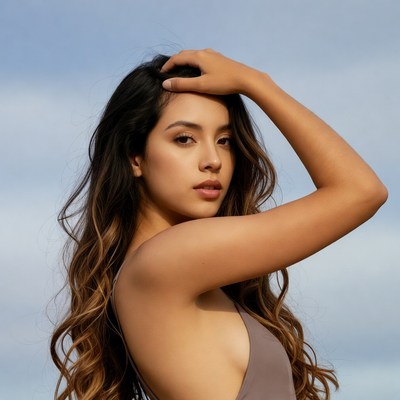 Young woman in natural light