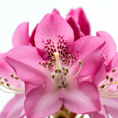 Pink flowers with delicate petals bloom