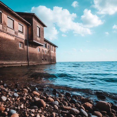 Old building by the water