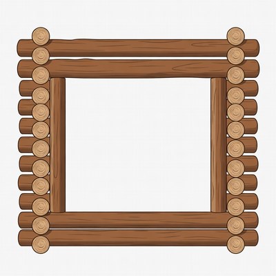 Simple wooden frame for display