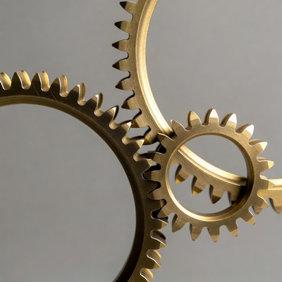 Gears connecting in mechanical system