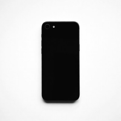 Mobile phone on white background