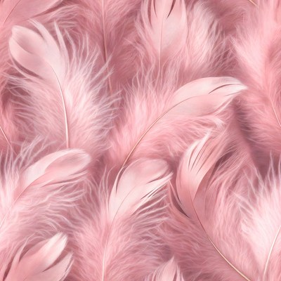 Soft pink feathers on a surface