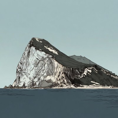 Rocky cliff by the sea