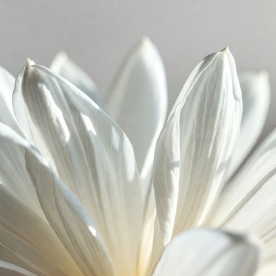 Close-up view of white flower petals