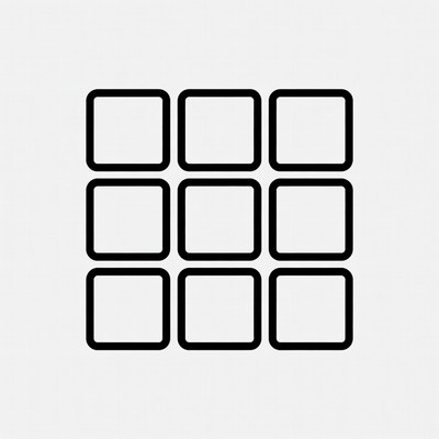 Grid of empty squares for design