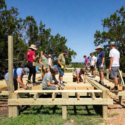 Building a structure in the sun