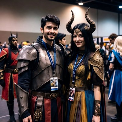 Cosplay event at convention center