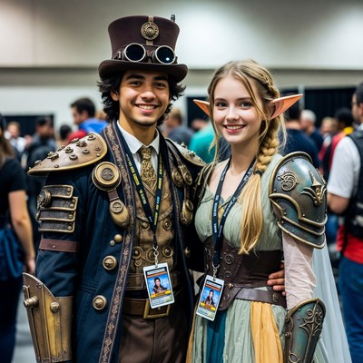 Cosplay at convention event